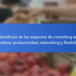 Beneficios de los espacios de coworking en Barcelona: productividad, networking y flexibilidad
