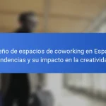 Diseño de espacios de coworking en España: tendencias y su impacto en la creatividad