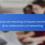 Espacios de coworking en España: beneficios de la colaboración y el networking