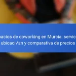 Espacios de coworking en Murcia: servicios, ubicación y comparativa de precios