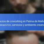 Espacios de coworking en Palma de Mallorca: ubicación, servicios y ambiente creativo