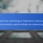 Espacios de coworking en Salamanca: ubicación, comunidad y oportunidades de networking
