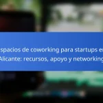 Espacios de coworking para startups en Alicante: recursos, apoyo y networking