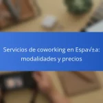Servicios de coworking en España: modalidades y precios