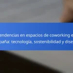 Tendencias en espacios de coworking en España: tecnología, sostenibilidad y diseño